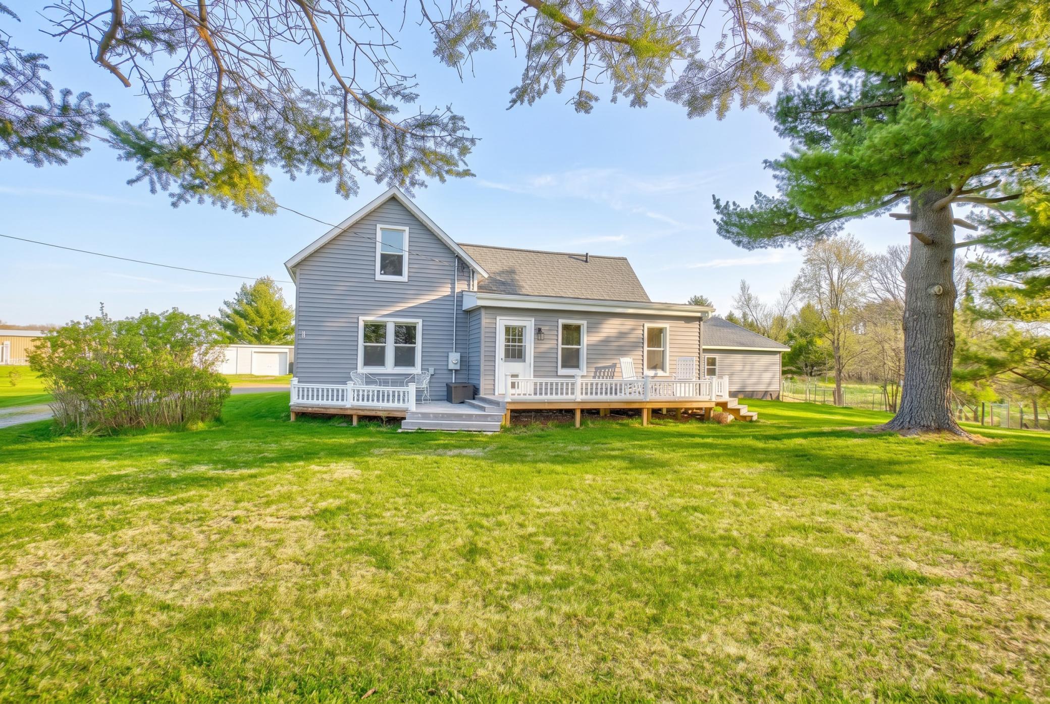 This 1900's era farmhouse has been renovated top-to-bottom. It maintains the classic farmhouse feel with modern conveniences.