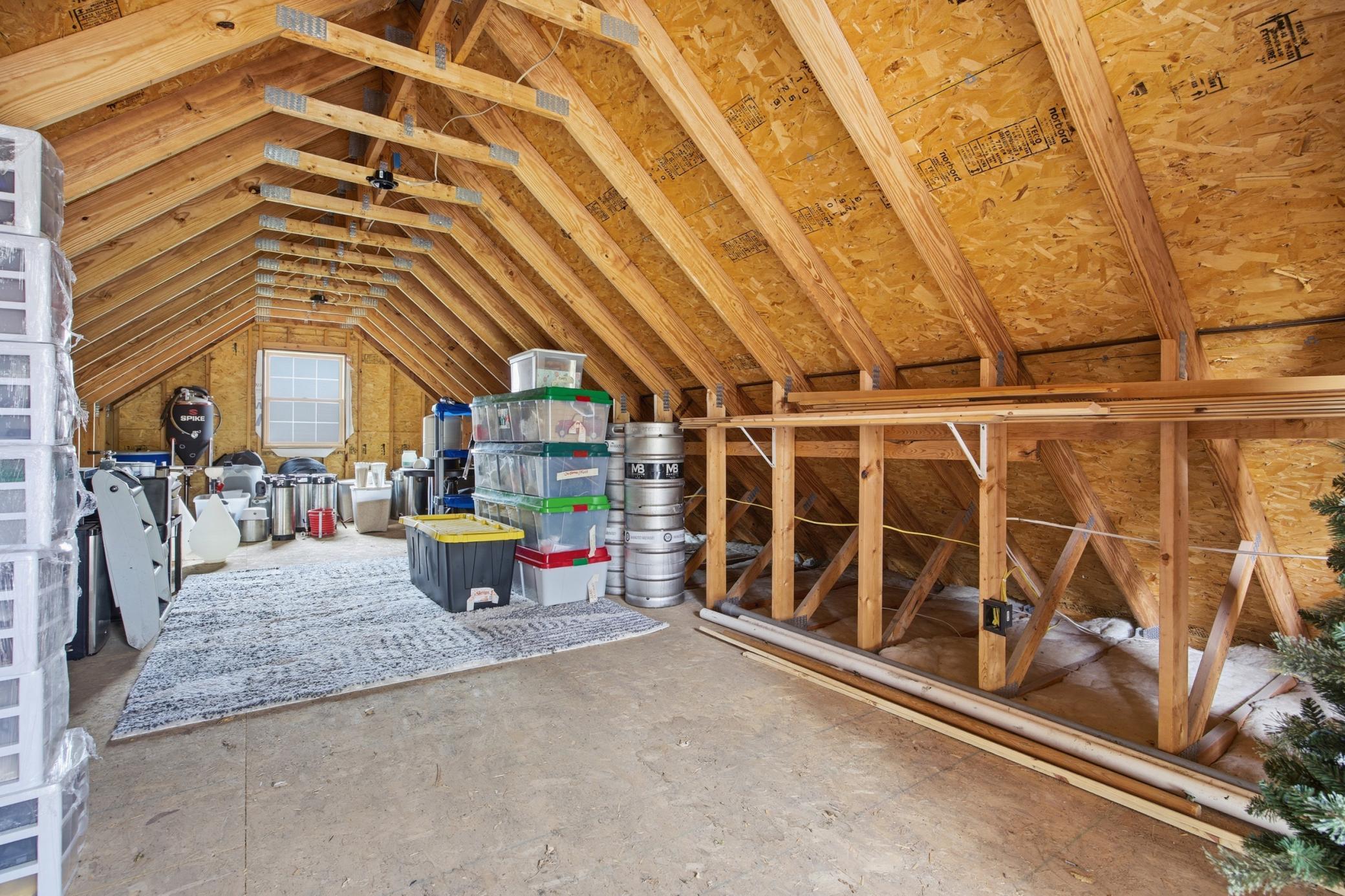 Above garage