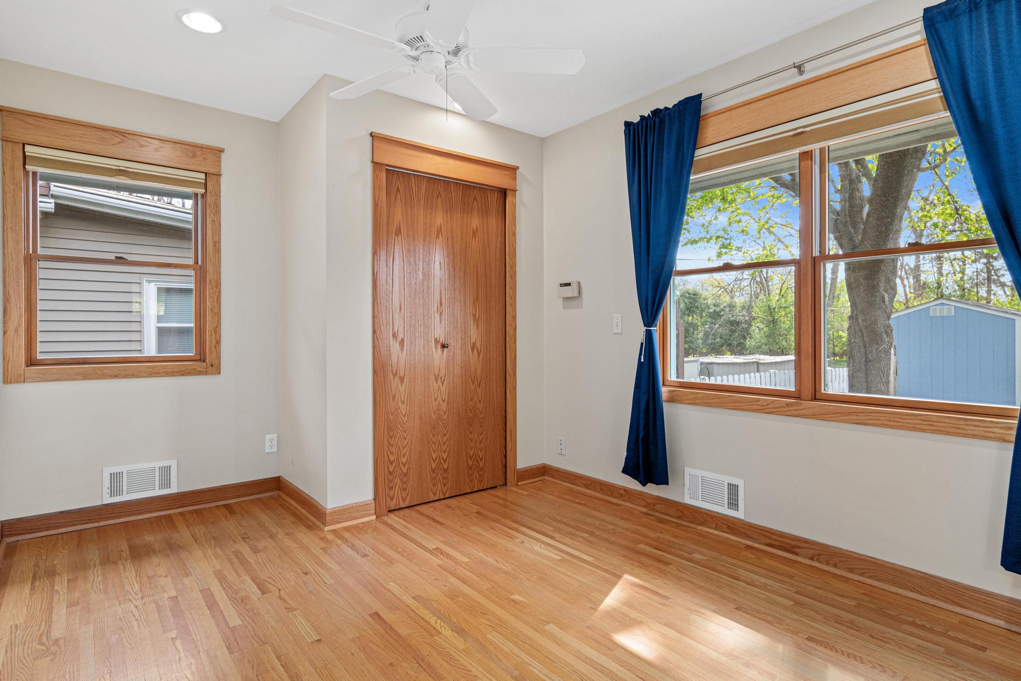 Back bedroom previously used as office