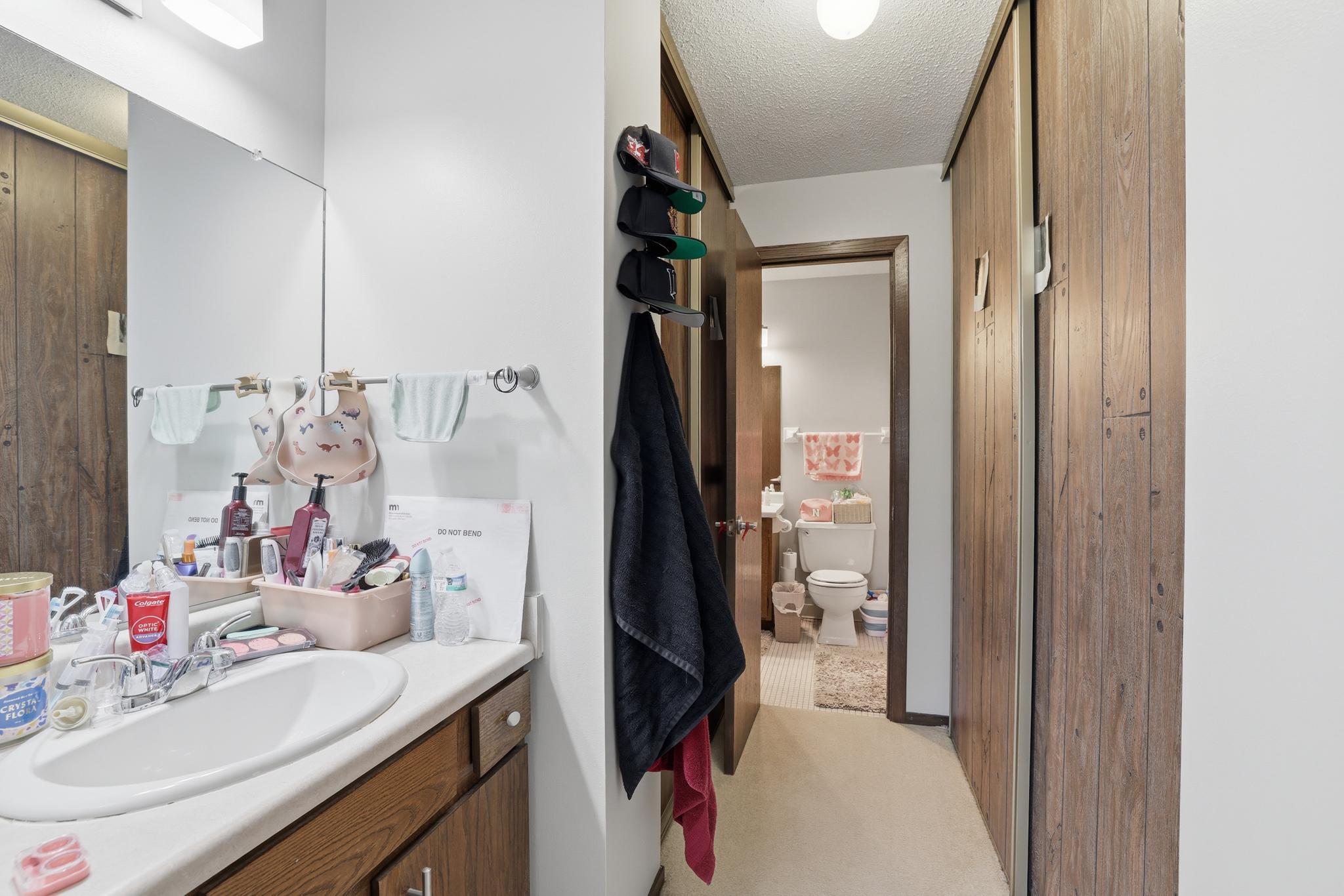 vanity sink into master