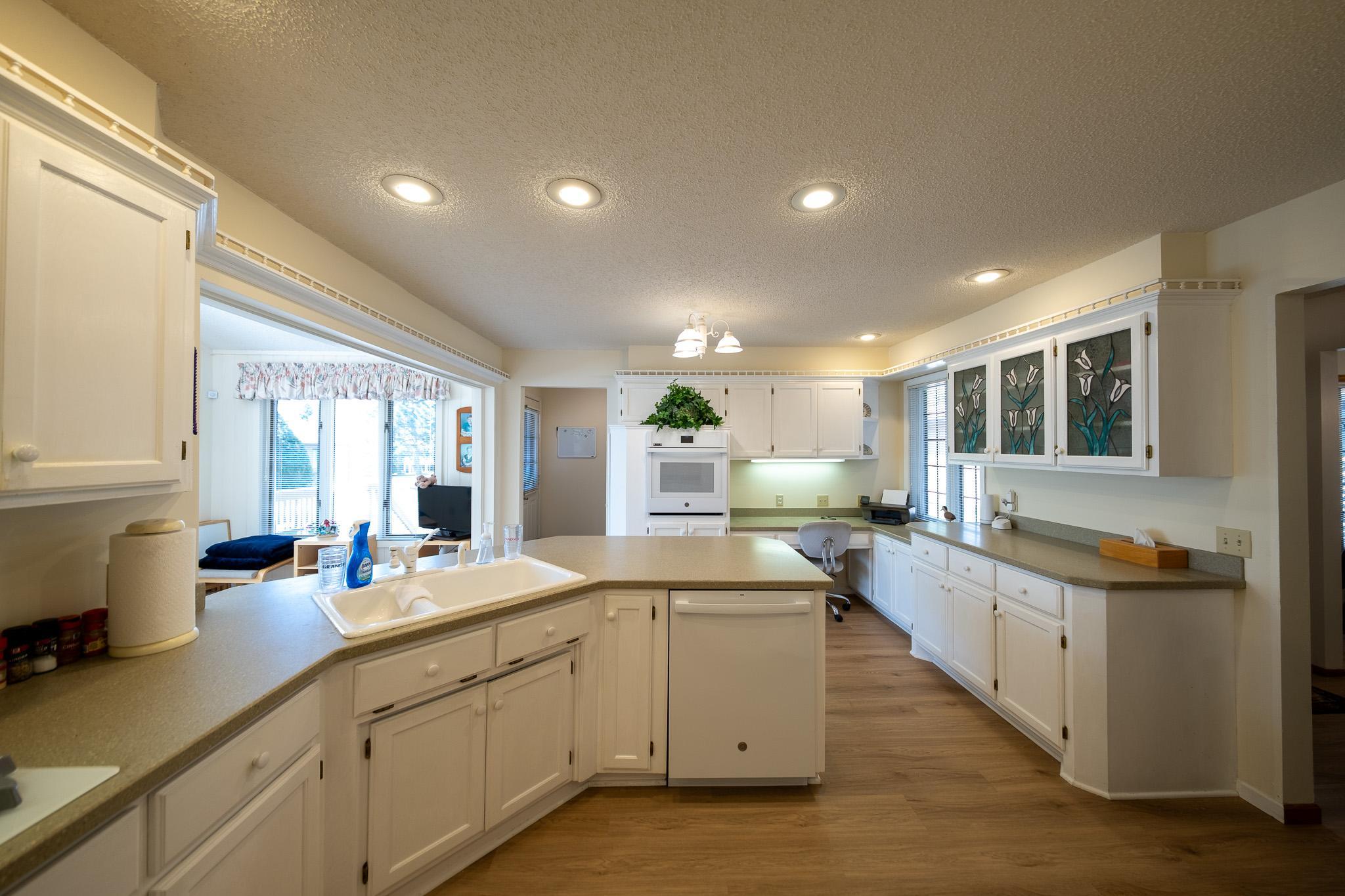 Plenty of cabinetry for storage