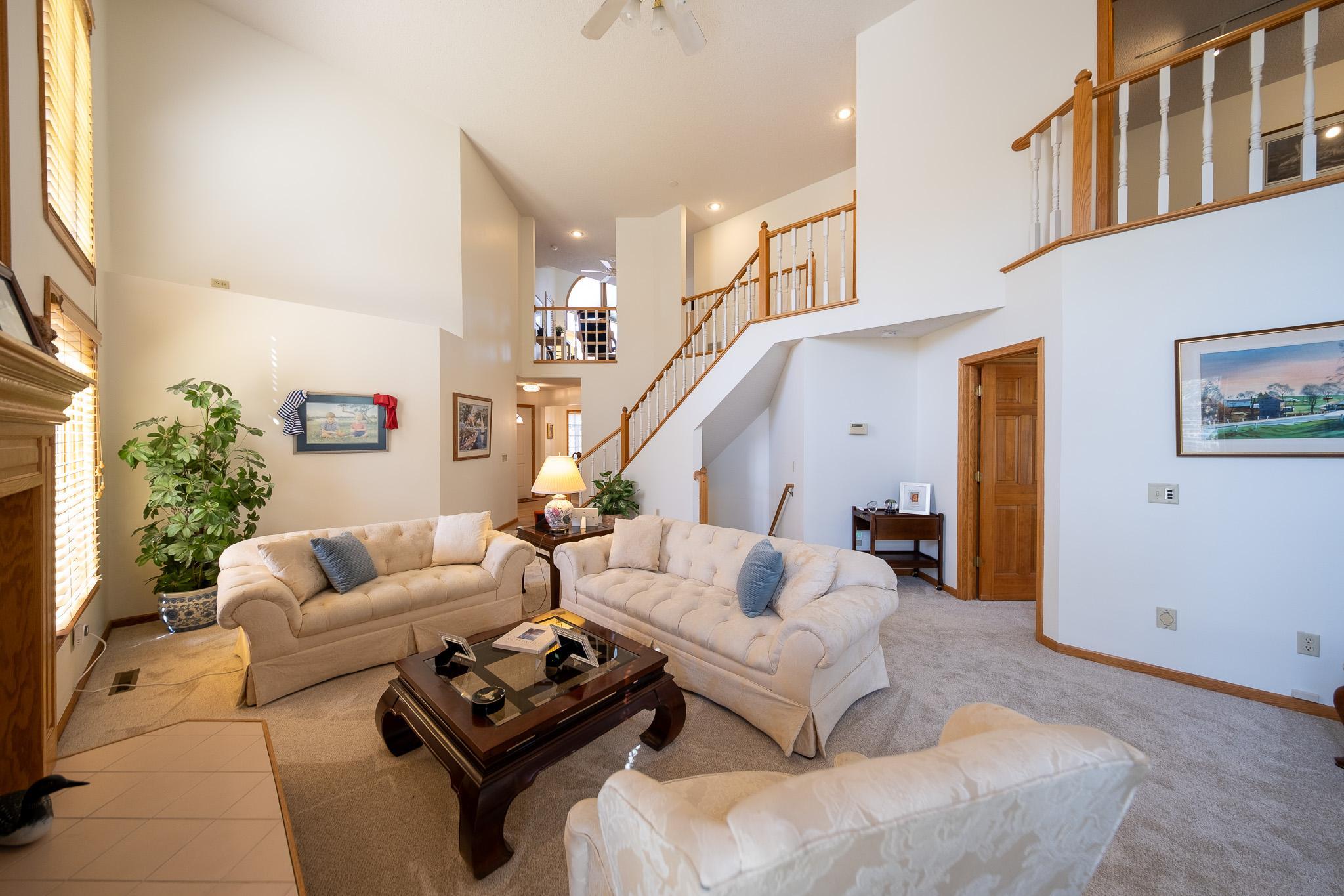 Perfect family room for gatherings
