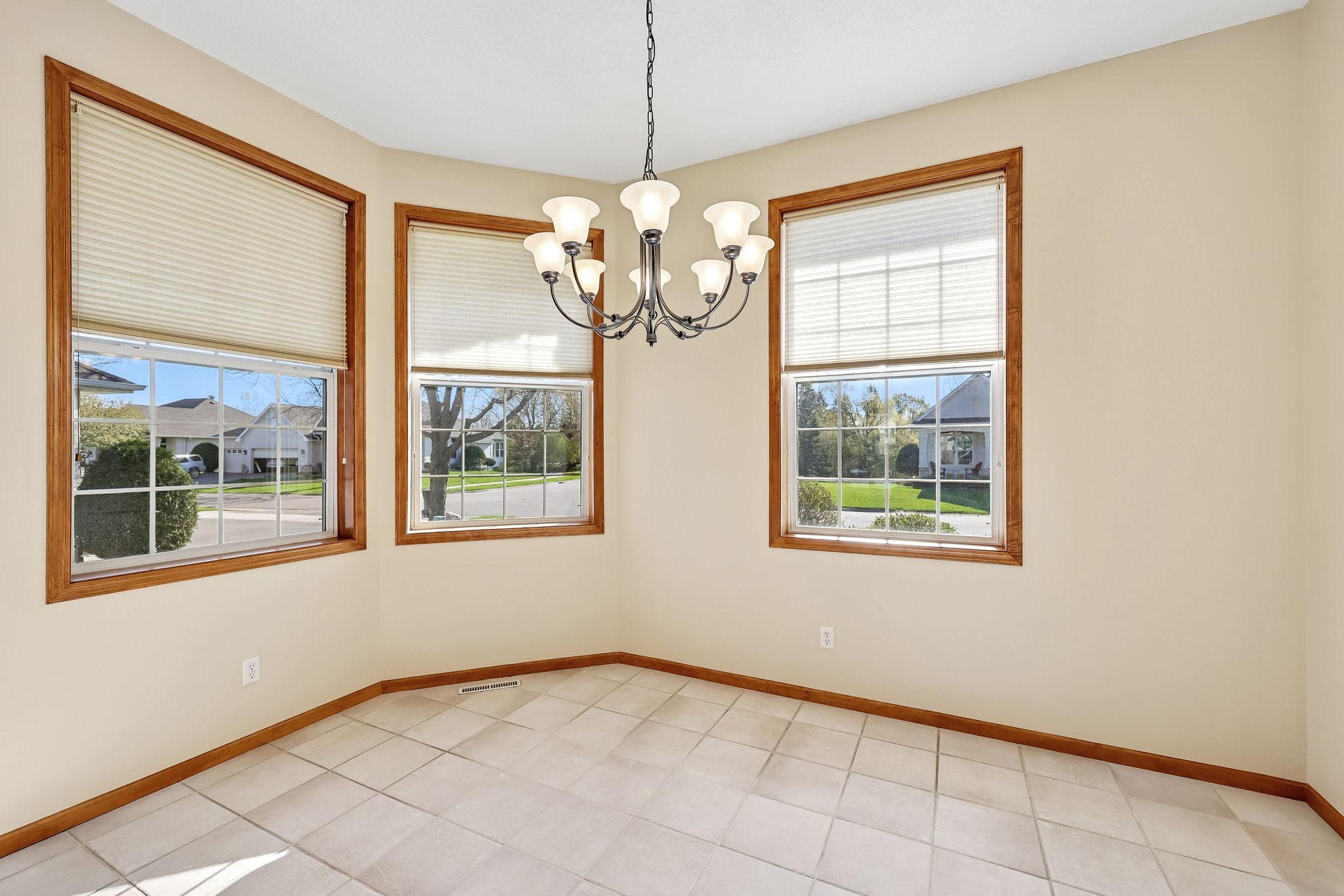 Dining area of kitchen