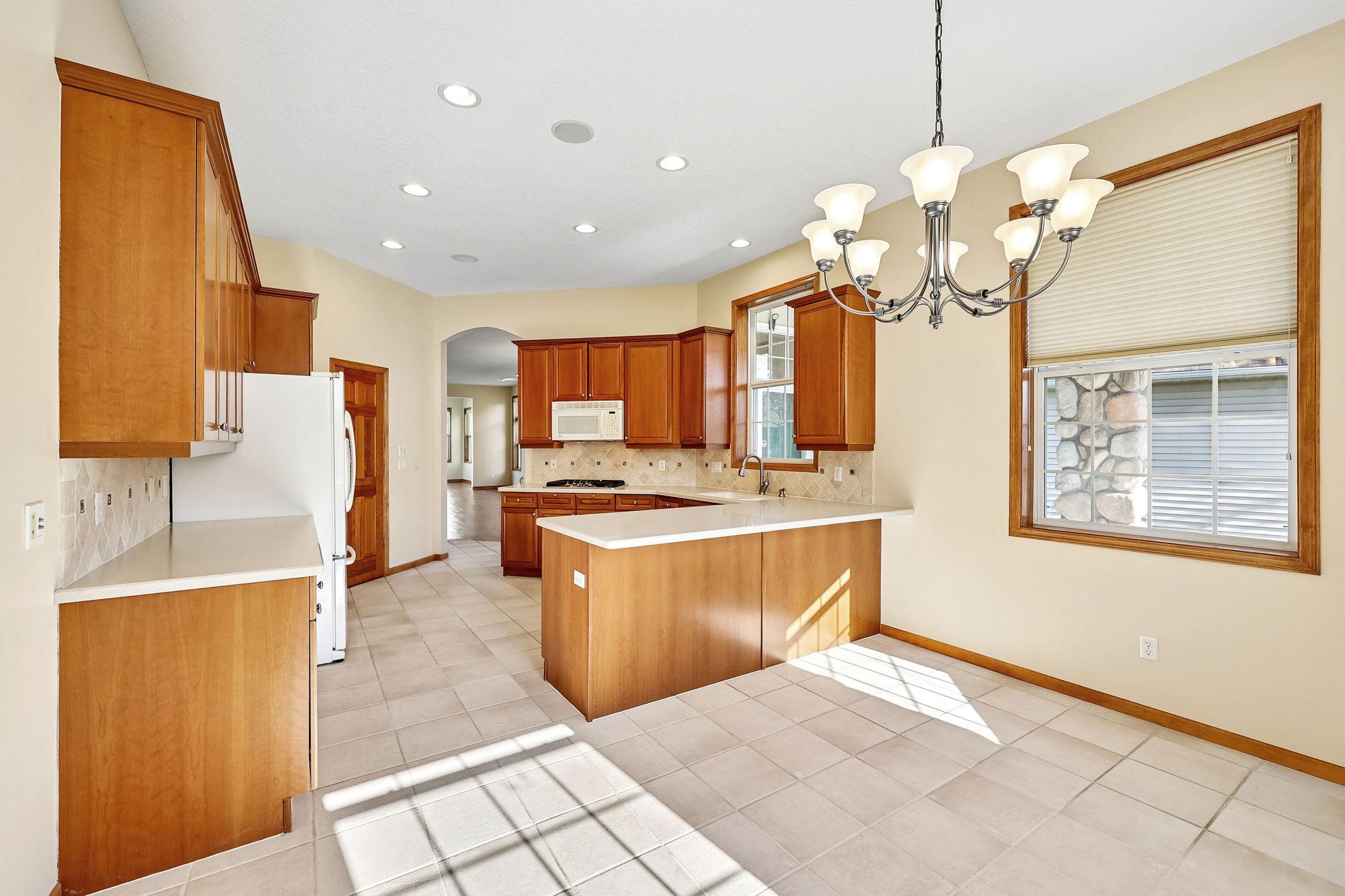 Dining area looking at kitchen