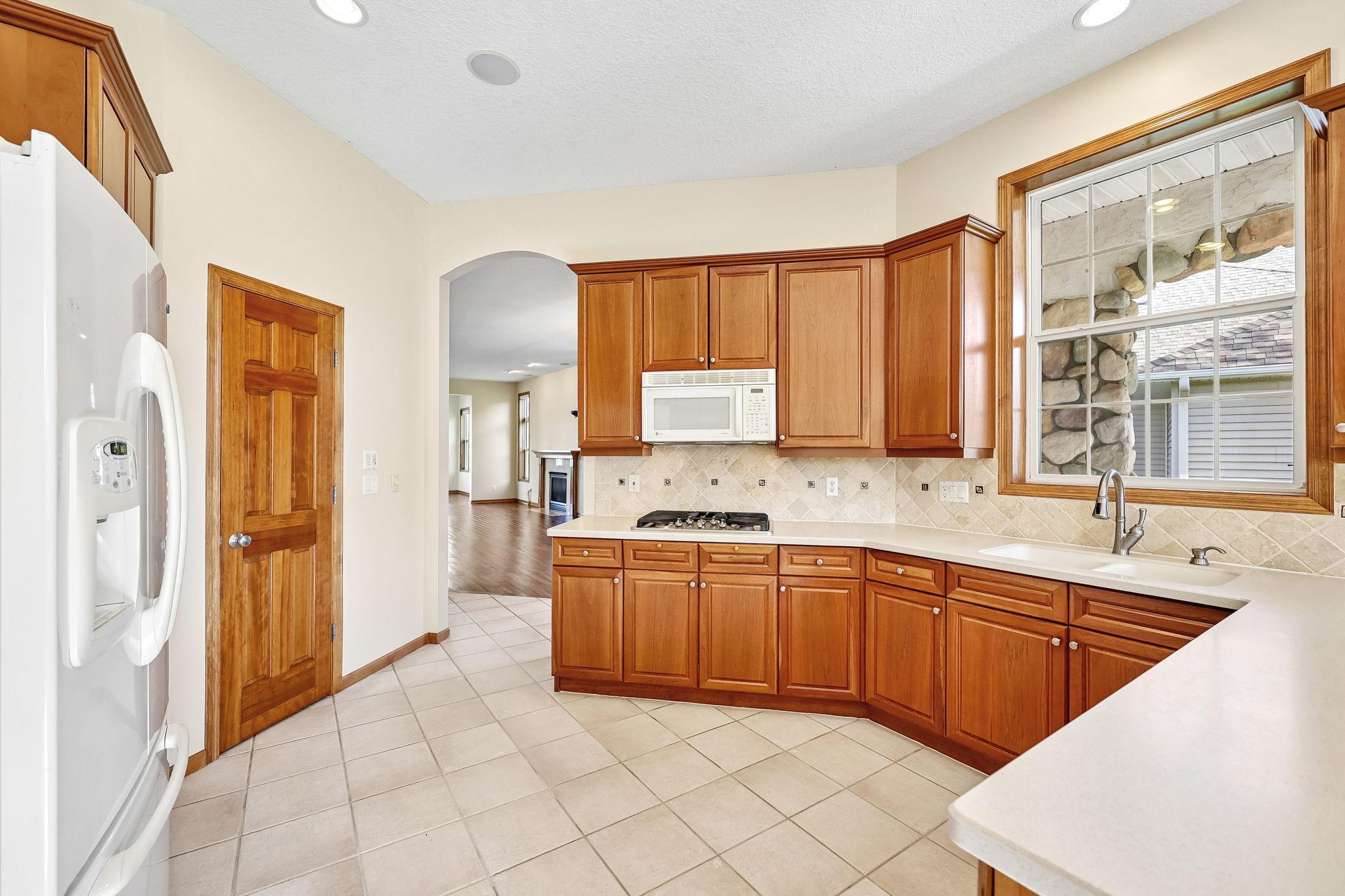 Beautiful solid cherry cabinets