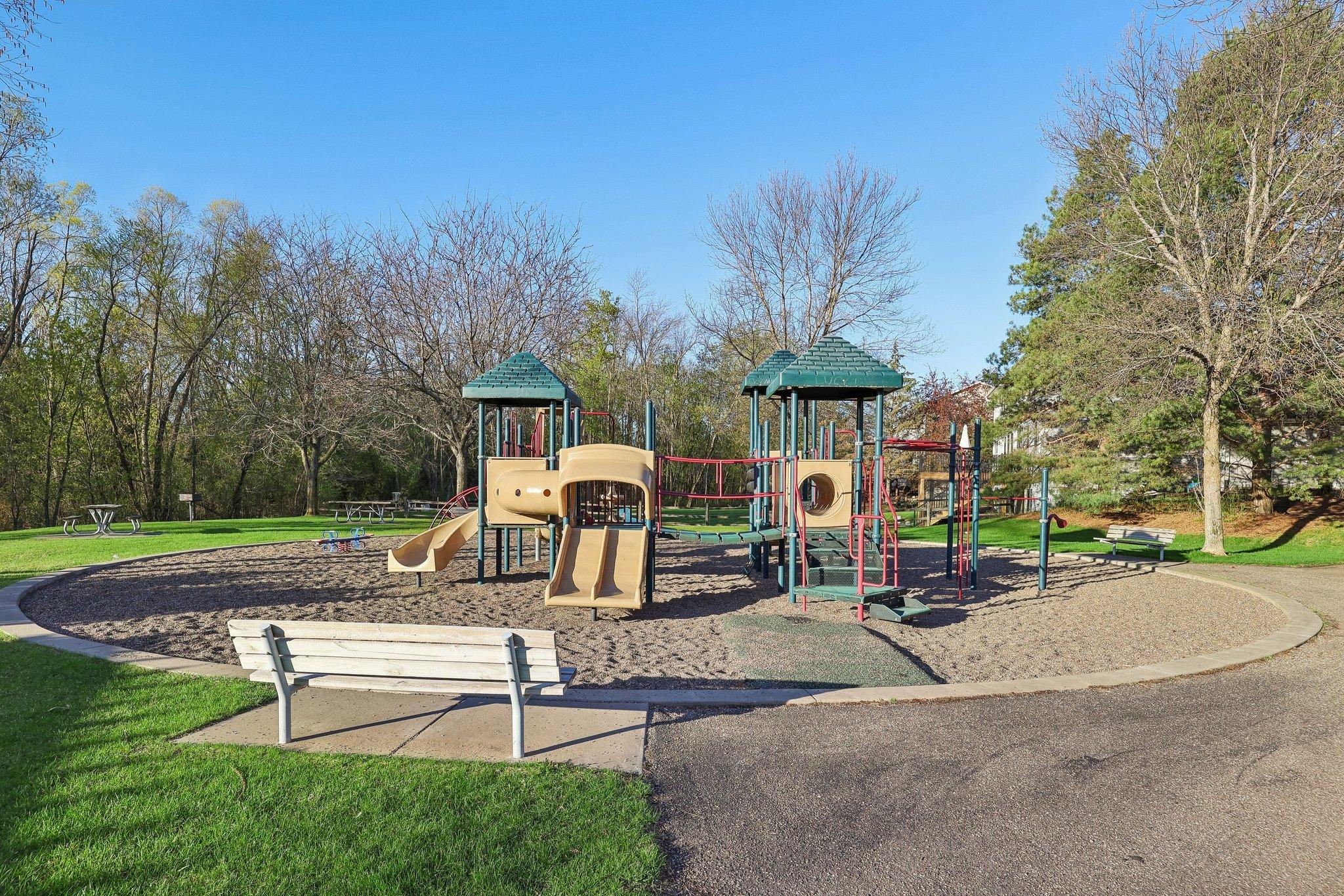 Home is part of association with pool and playground