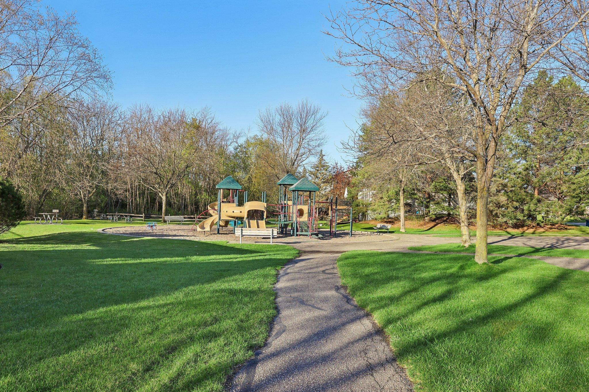 Home is part of association with pool and playground