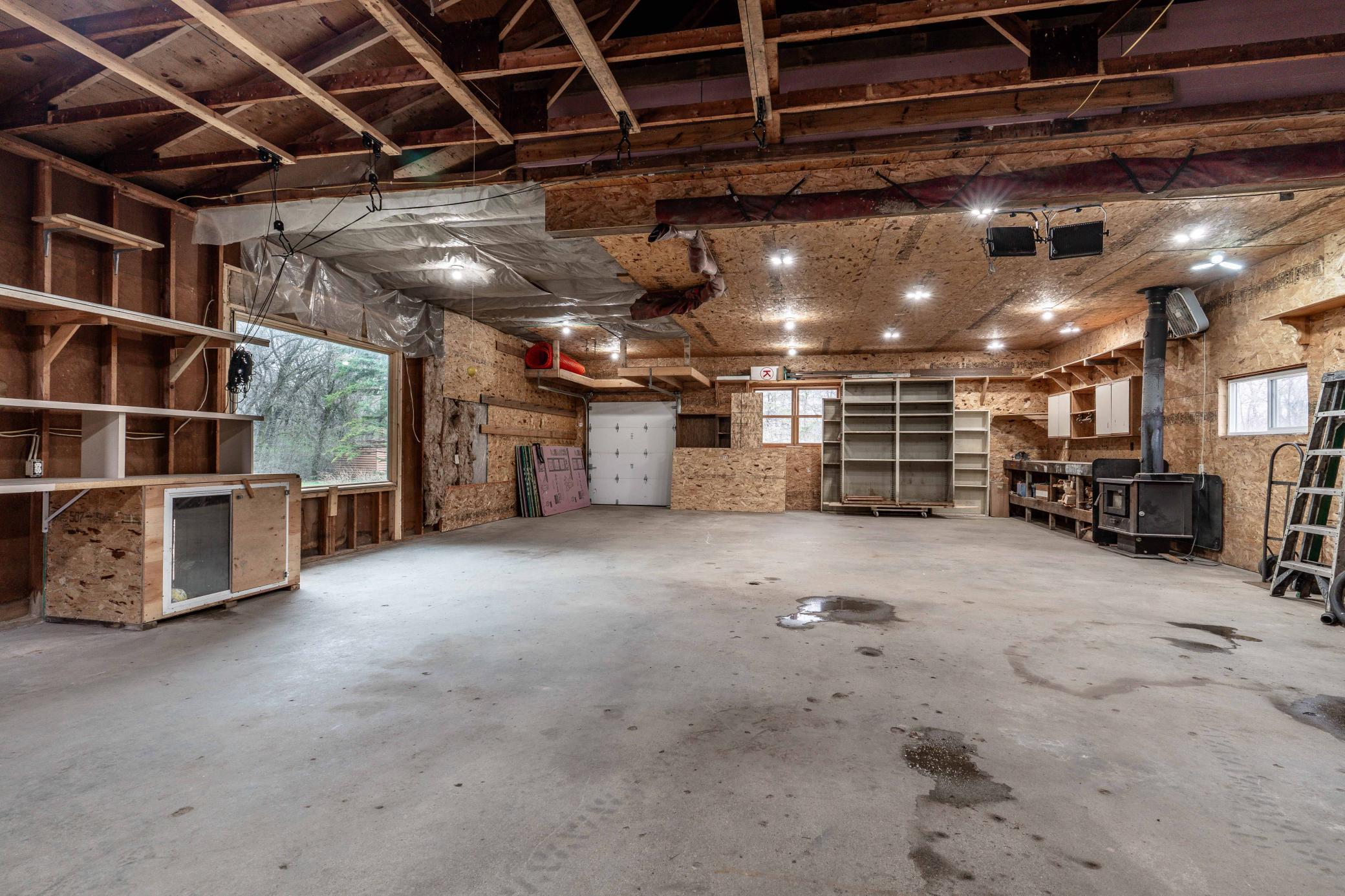 Picture Window in Garage