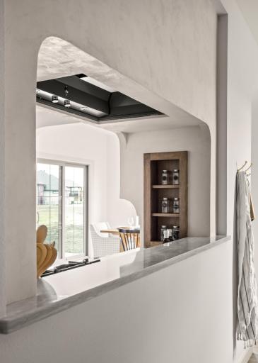 Pantry pass through- integrated spice racks
