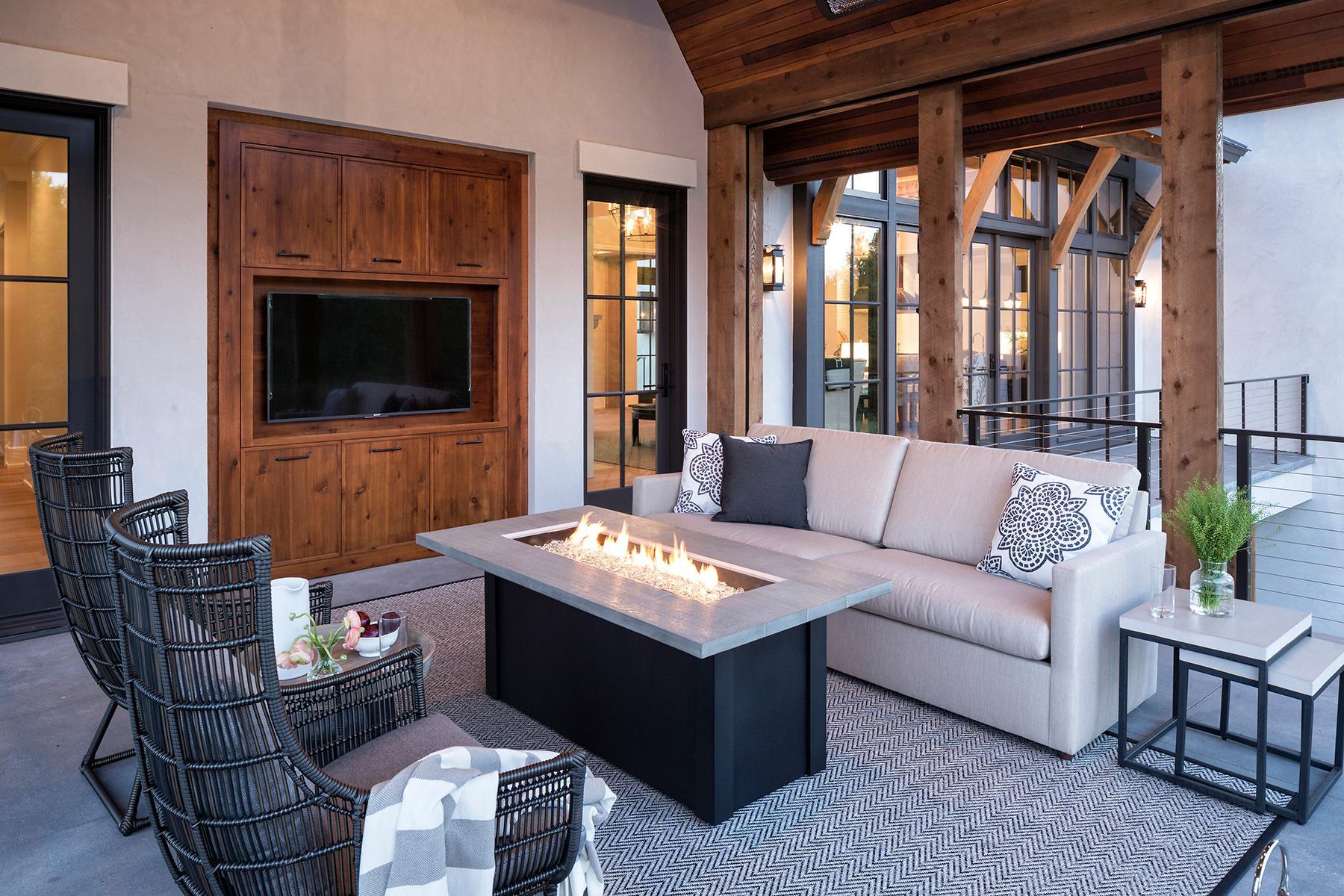 Porch access via both the primary suite and living room