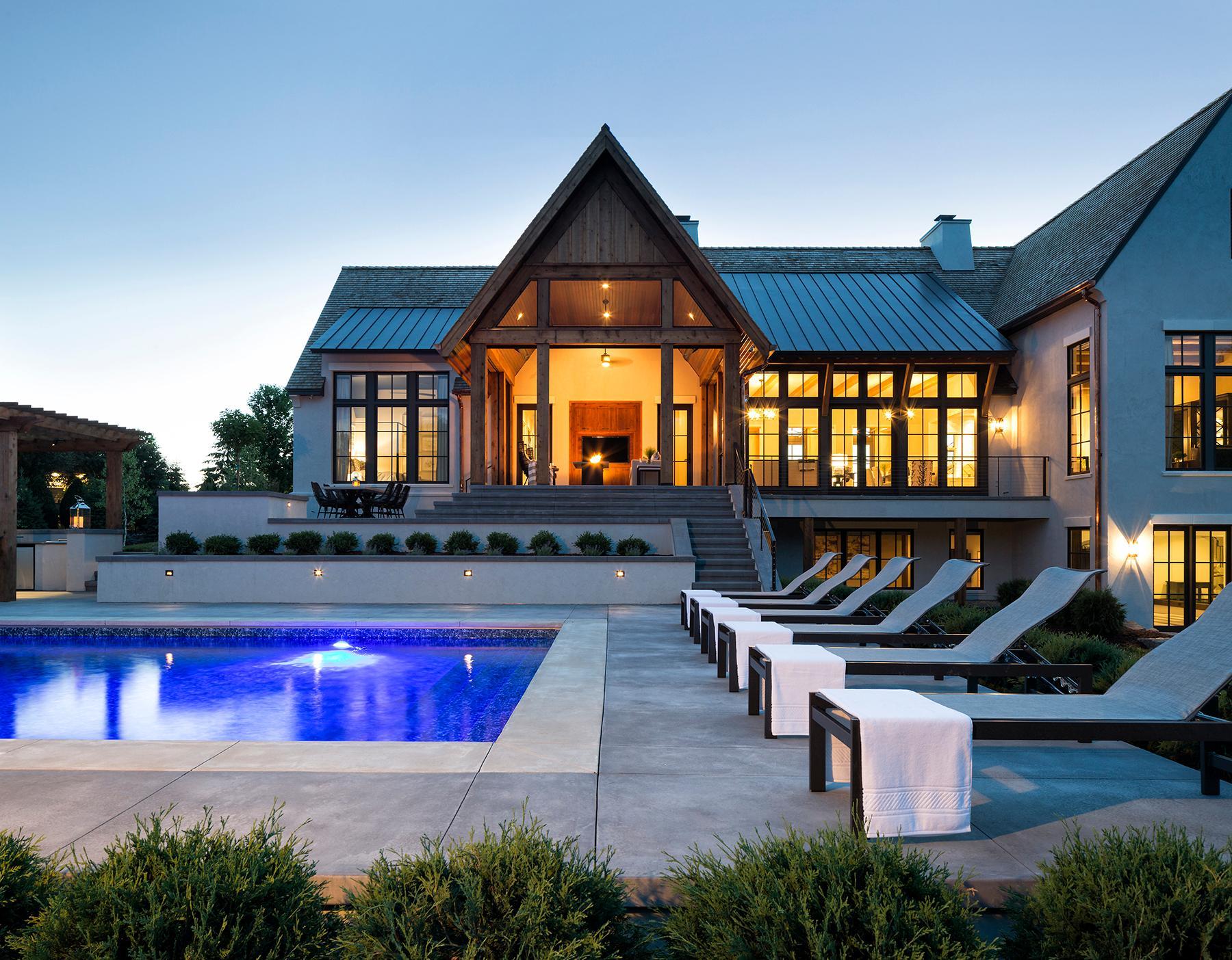 Perfect backyard retreat designed for indoor/outdoor living