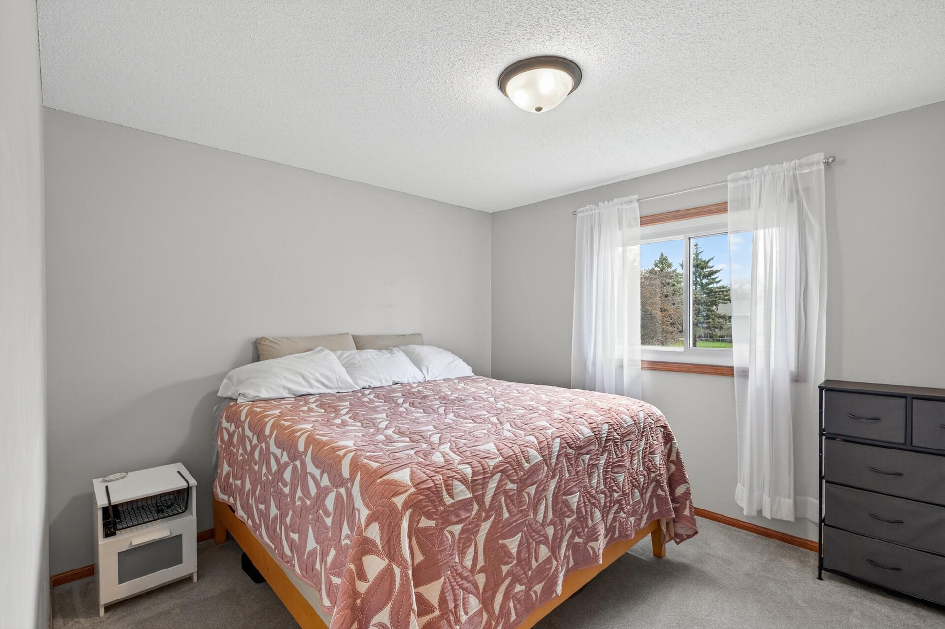 Large primary bedroom on upper level