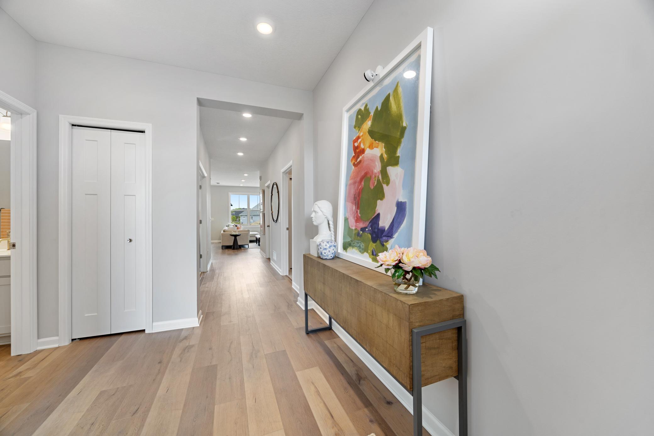 Entryway - Model home picture.