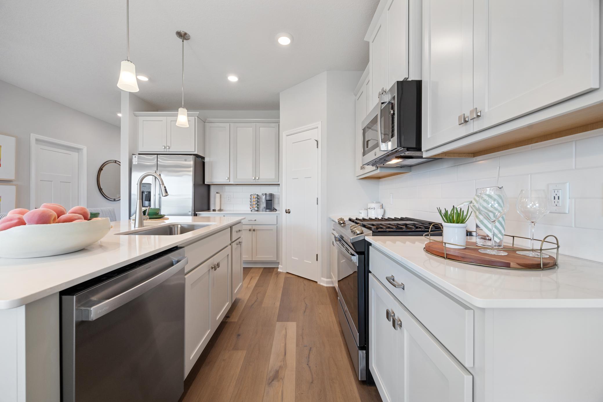 Kitchen - Model home picture.