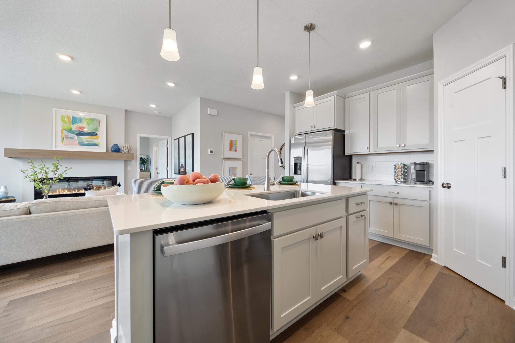 Kitchen - Model home picture.