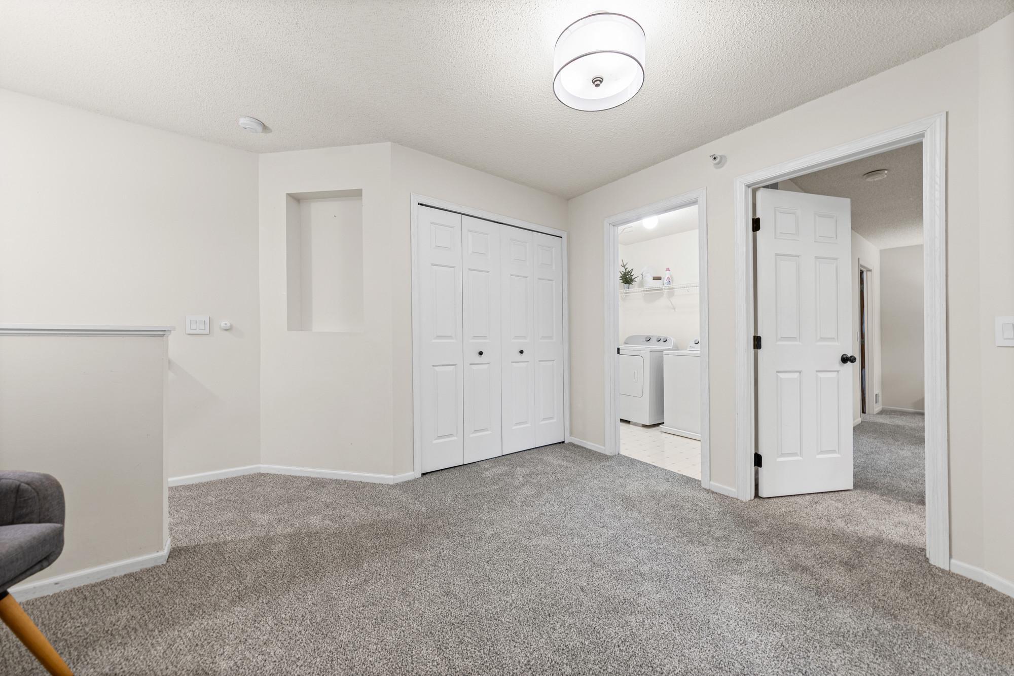 New carpets throughout the upstairs