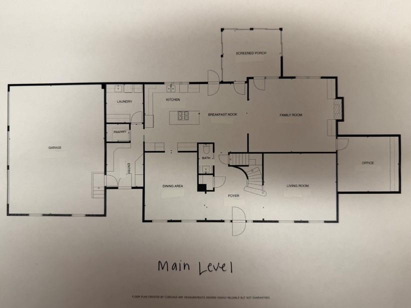 Main Level floor plan