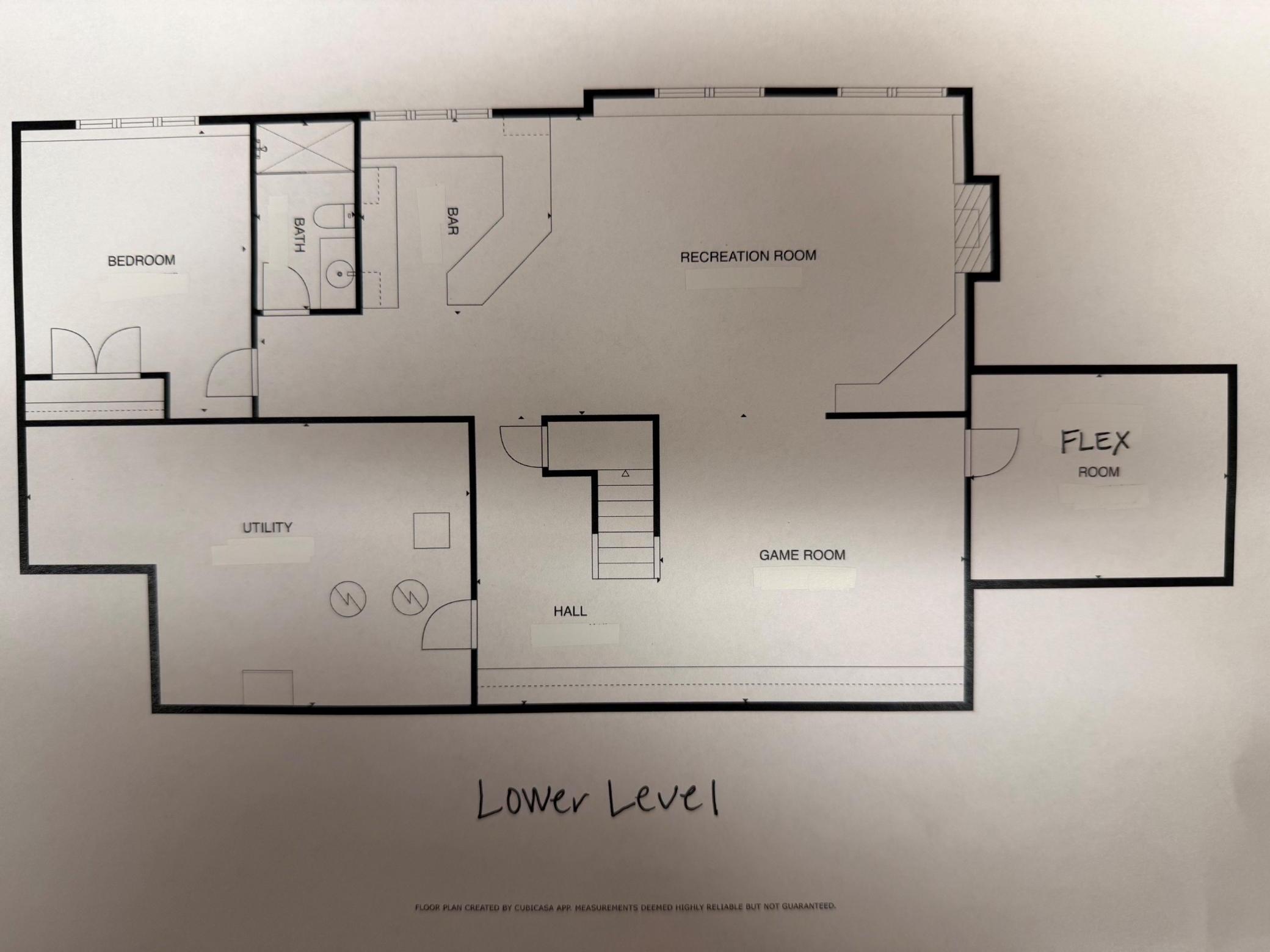 Lower Level floor plan