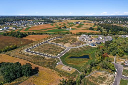 Here is an aerial view of the Oak Creek Community.