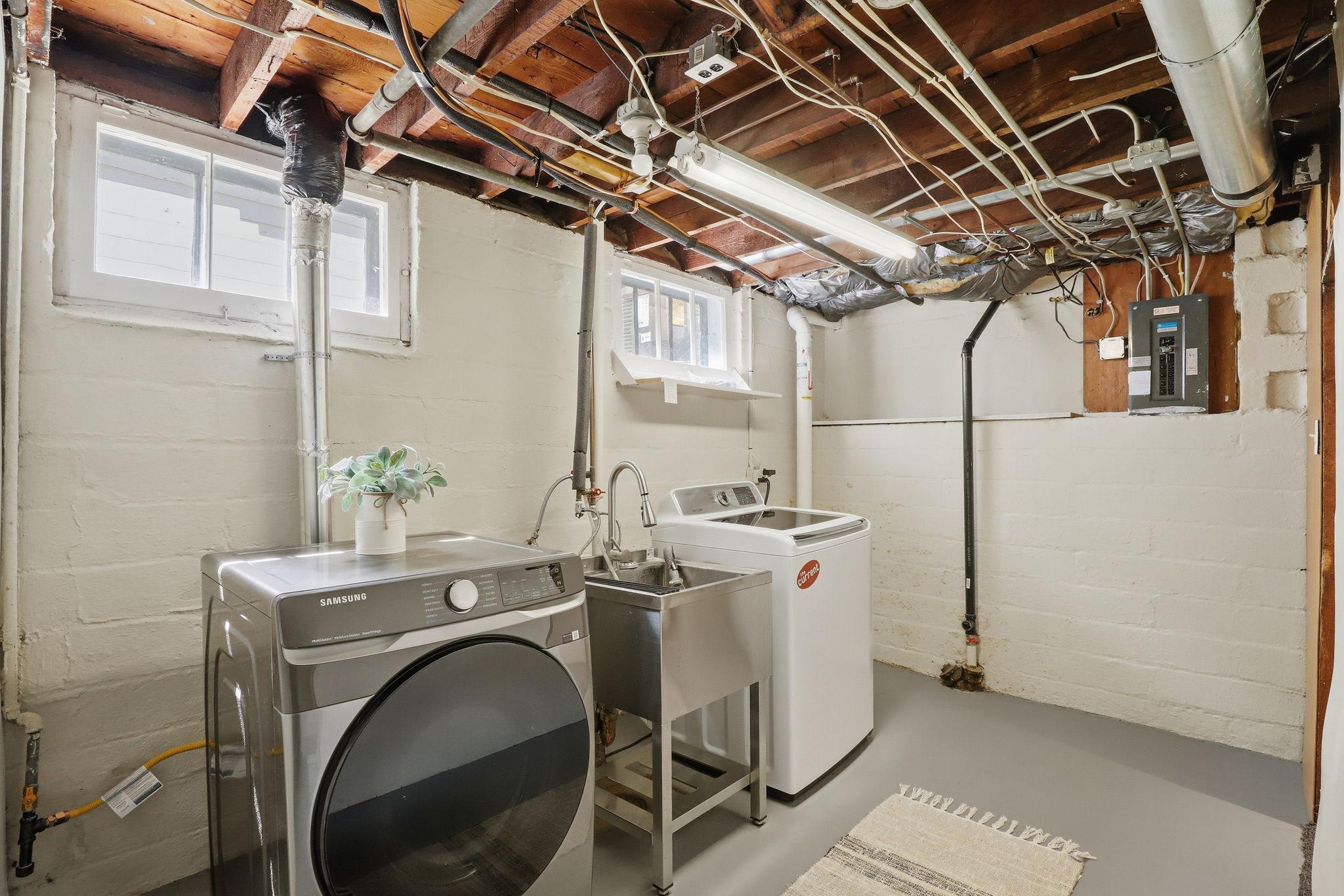 Laundry area