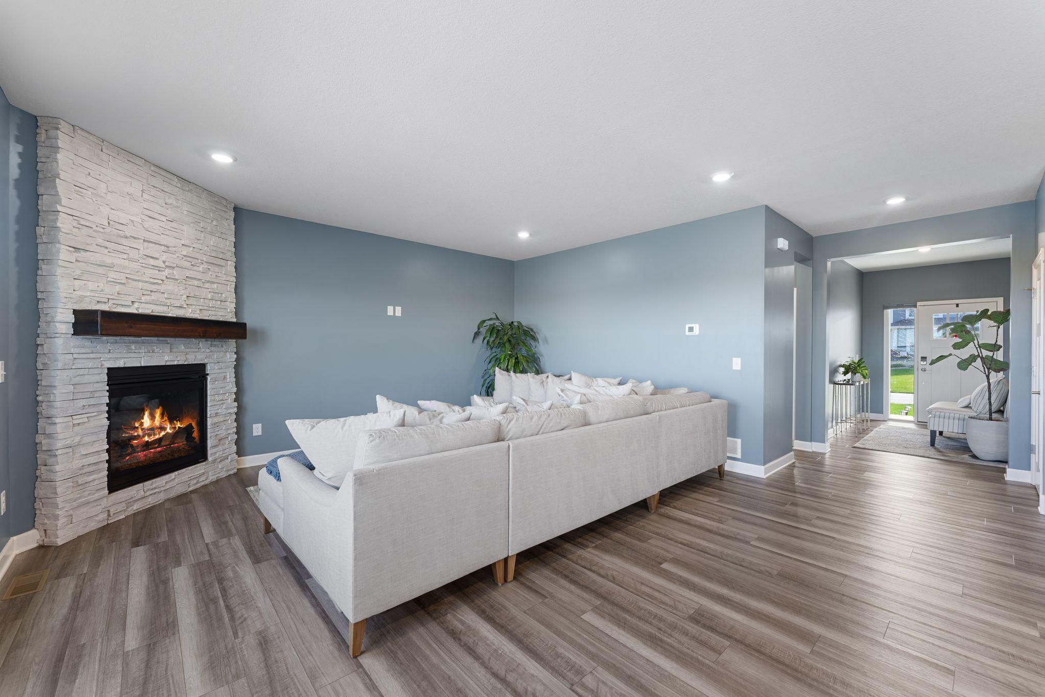 Family Room with fireplace
