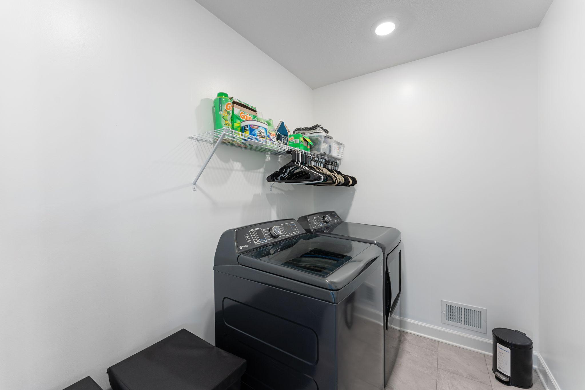 Laundry Room located upstairs