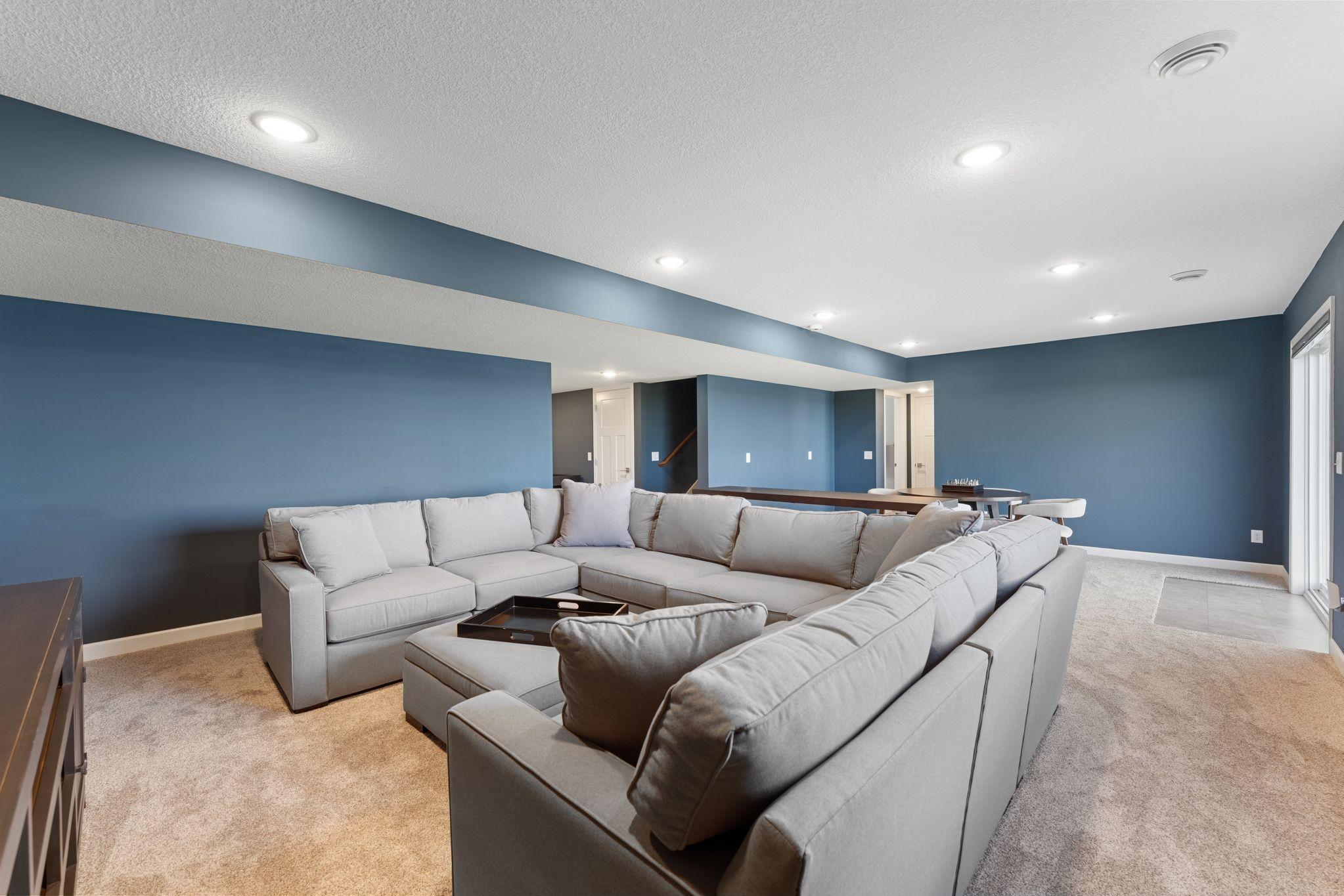Basement TV area