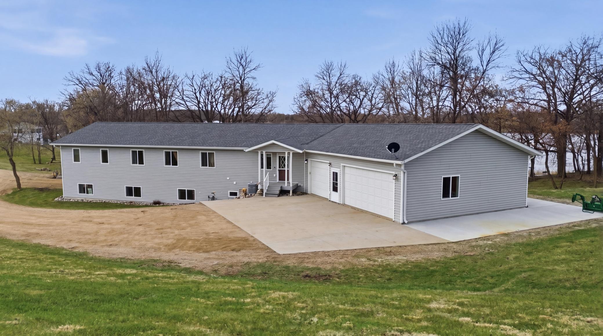 Extra large attached garage