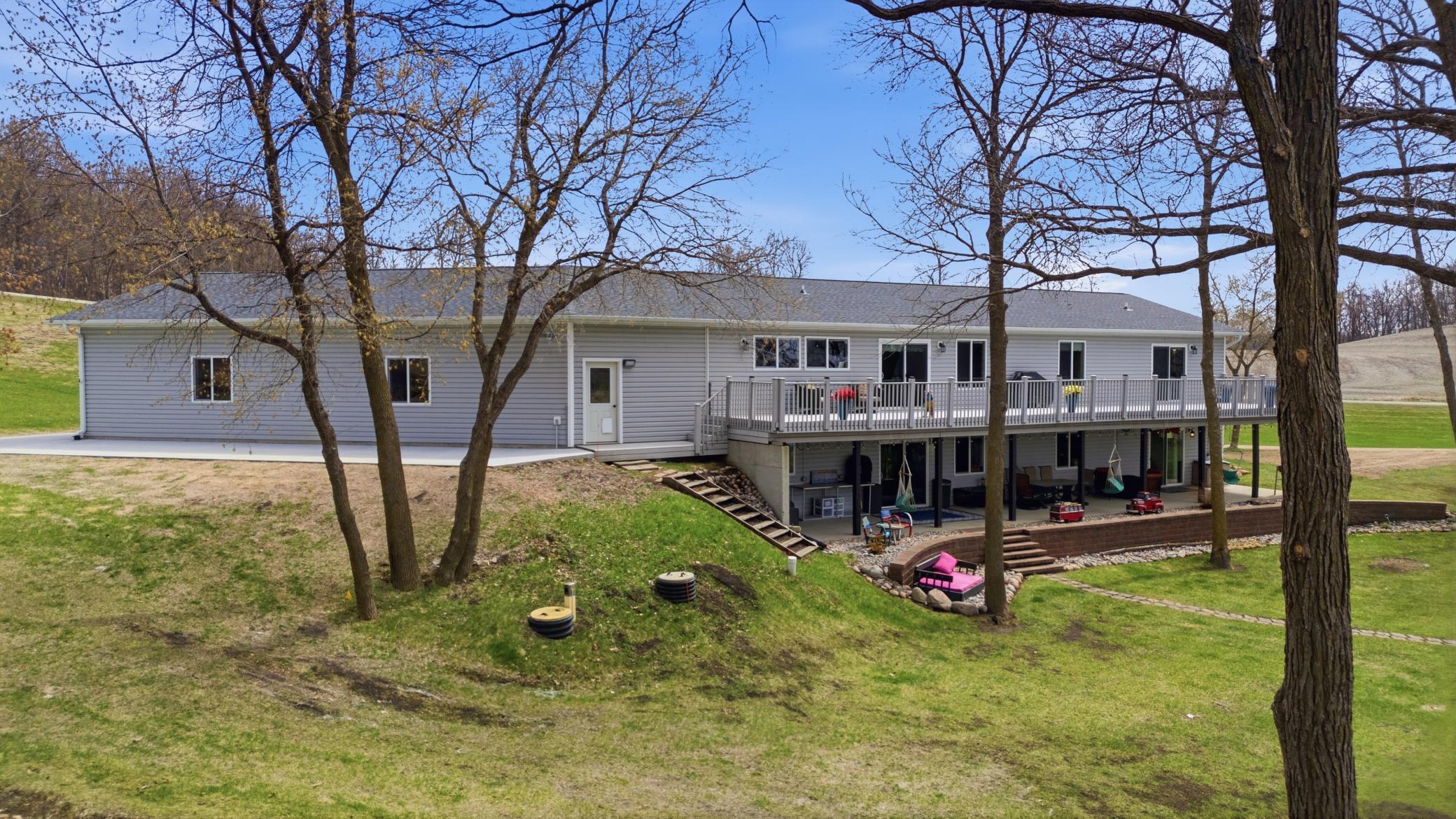 Walkout with lake views!