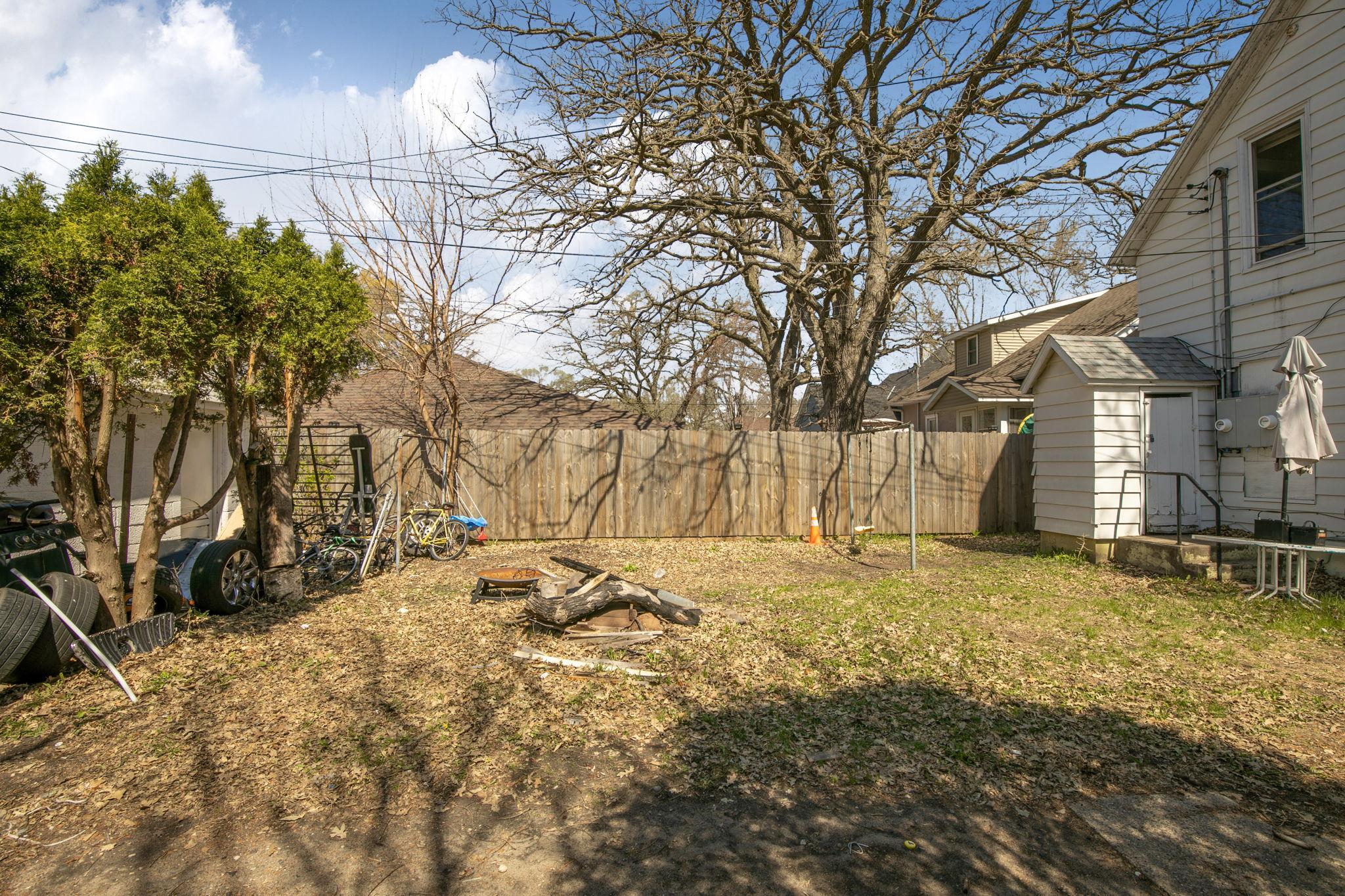 Yard space for your outdoor activities.