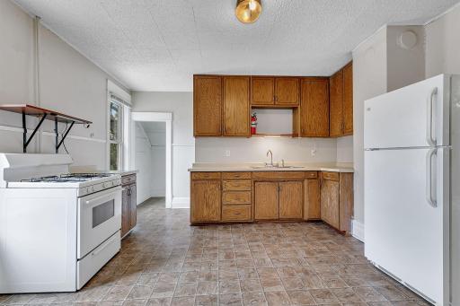 Kitchen with ample cabinetry for all your culinary needs.