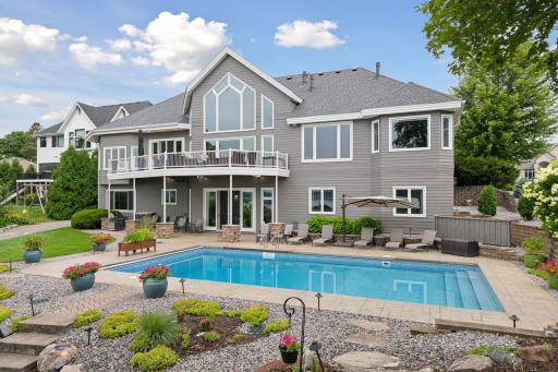 The perfect amount of indoor and outdoor entertaining spaces.