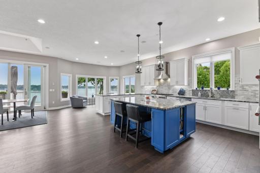 Lake views from almost every room of the home!