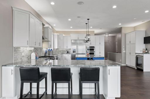 The heart of the home is a stunning kitchen