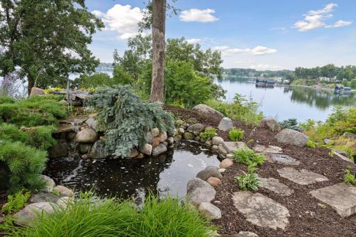 Serene waterfall enhances the outdoor experience