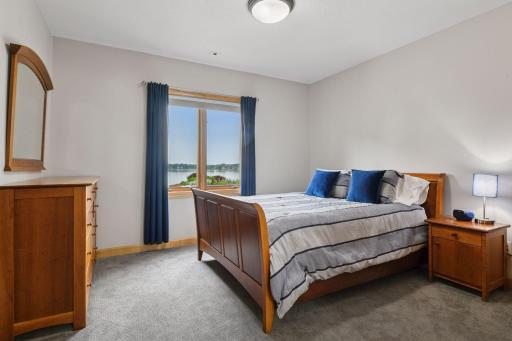 Second lower-level bedroom ensuite and features double closets