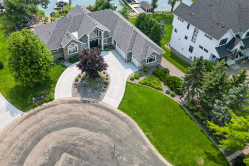 Beautiful landscaping all around the property.