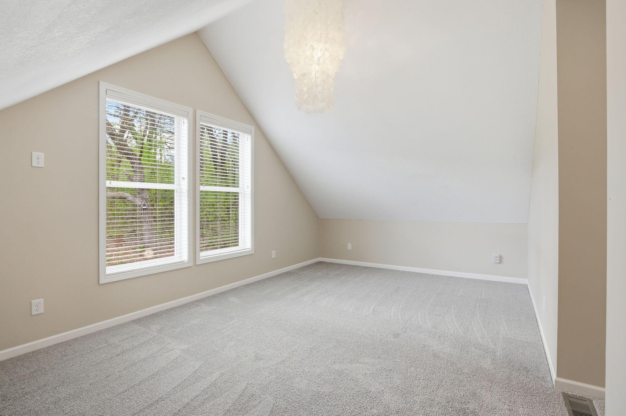 Another view of the large bedroom.
