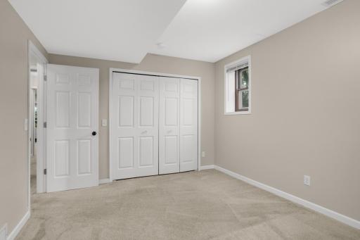 2 bedrooms on the upper level and 2 bedrooms on the lower level.