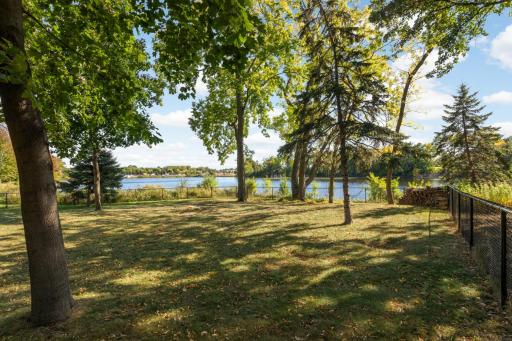 Enjoy lawn games and outdoor fun in the oversized backyard.