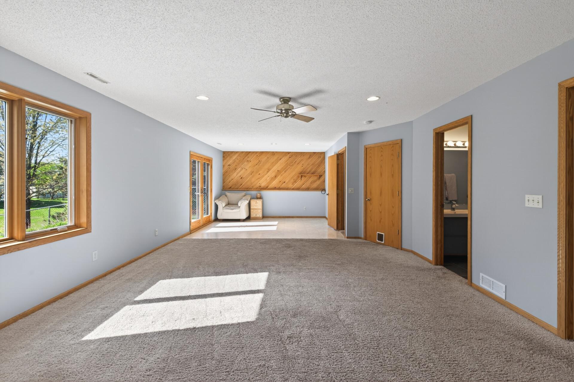 Downstairs living/ entertainment