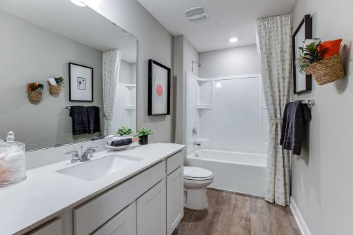 Eldorado 2nd Floor spacious Hall Bath (Photo of model, colors are similar)
