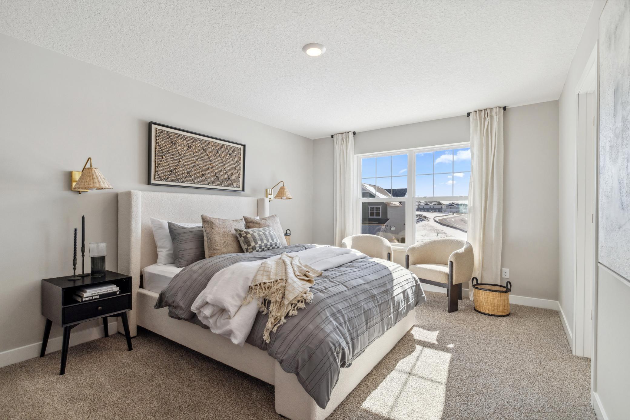 Bedroom #3 with walk in closet.