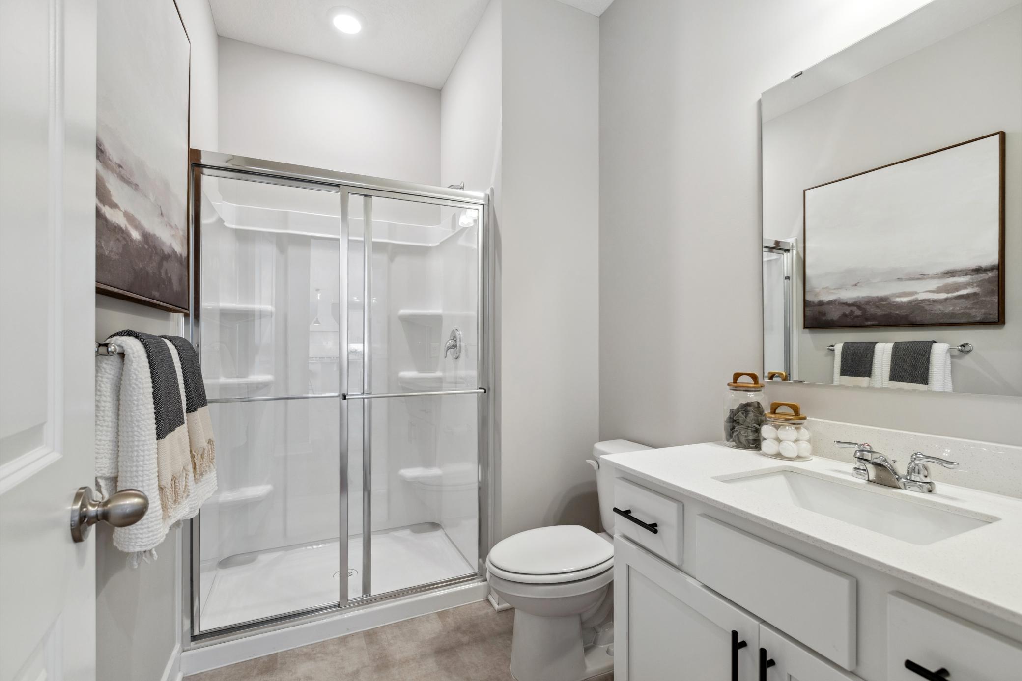 Main floor 3/4 bath.
