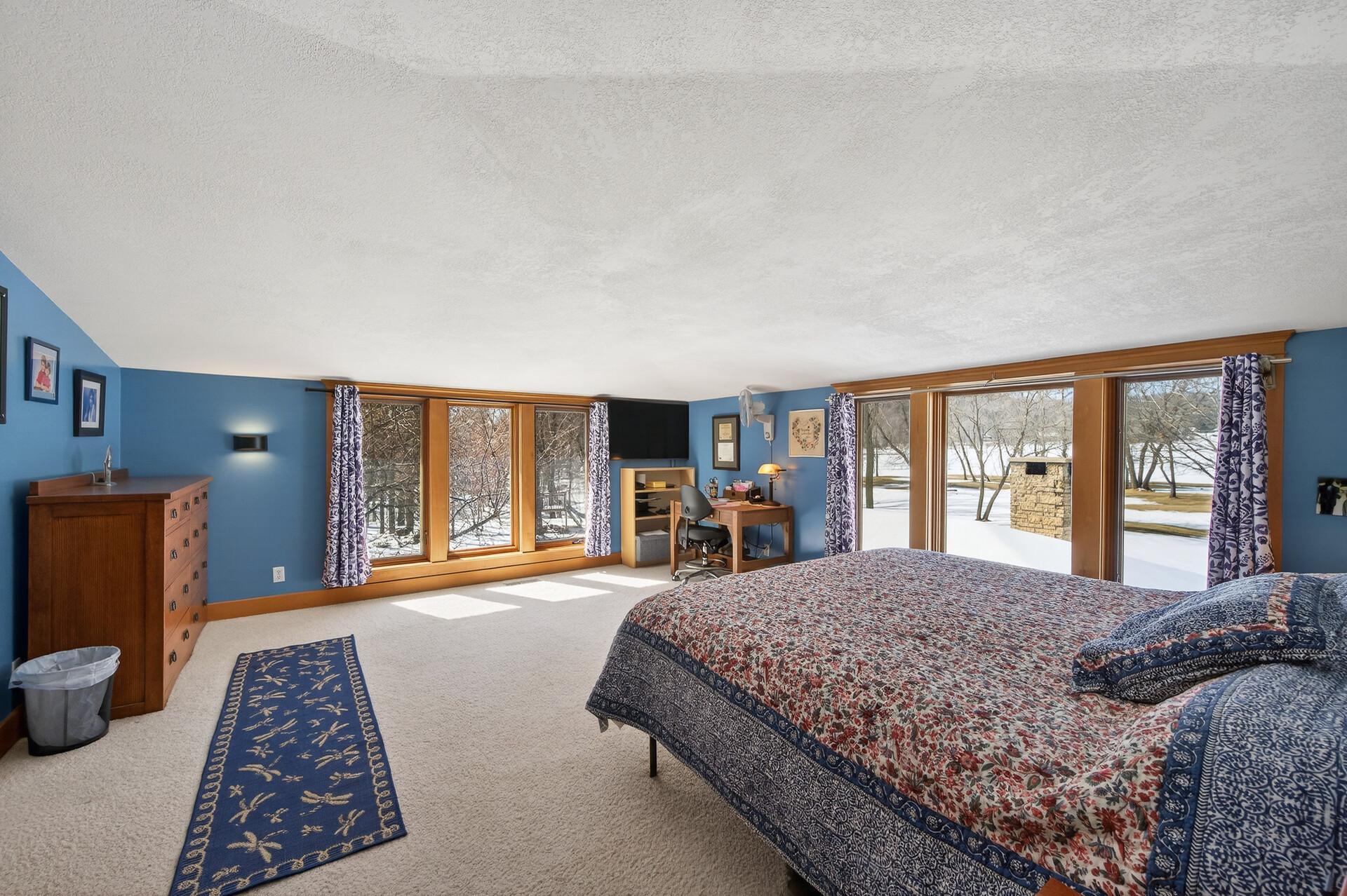 Upper level Primary bedroom.