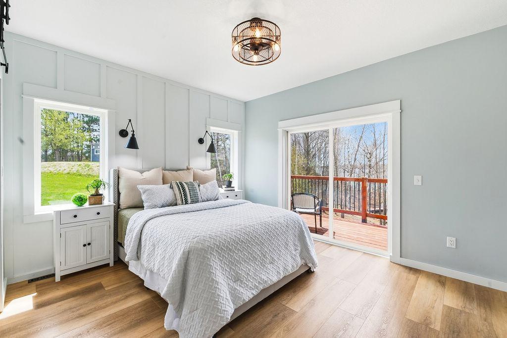 Master Bedroom with Tremendous Views of the Lake