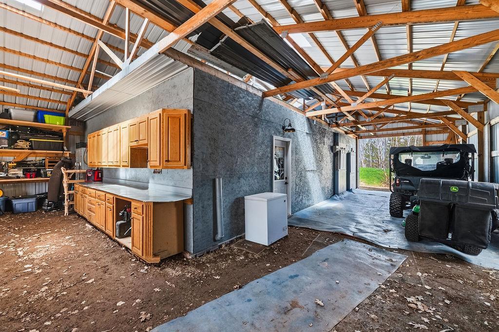 Storage Area in Pole Building