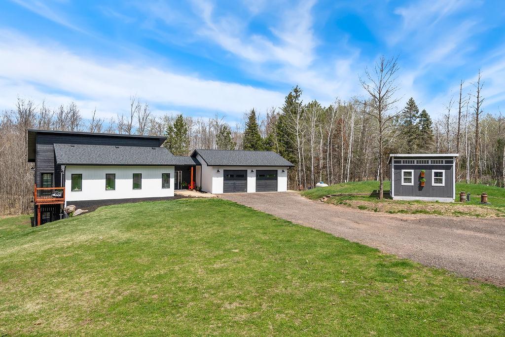 House with Garage and Garden Shed