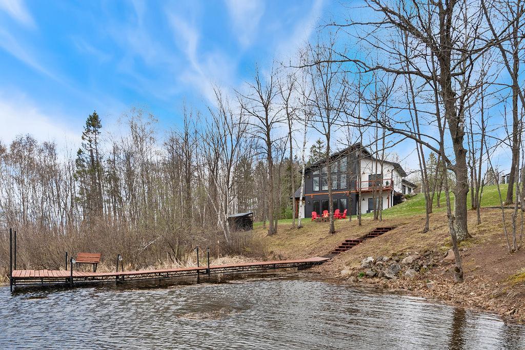 Lakeside View of the House