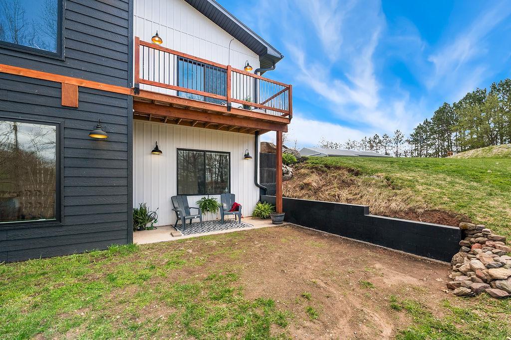 Walk-out Covered Patio Area